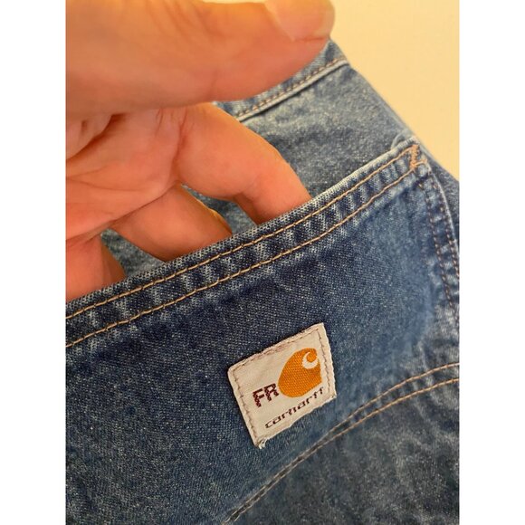 Carhartt FR Mens Flame-Resistant Relaxed-Fit Denim Jeans 35x32 100% Cotton - Picture 5 of 12